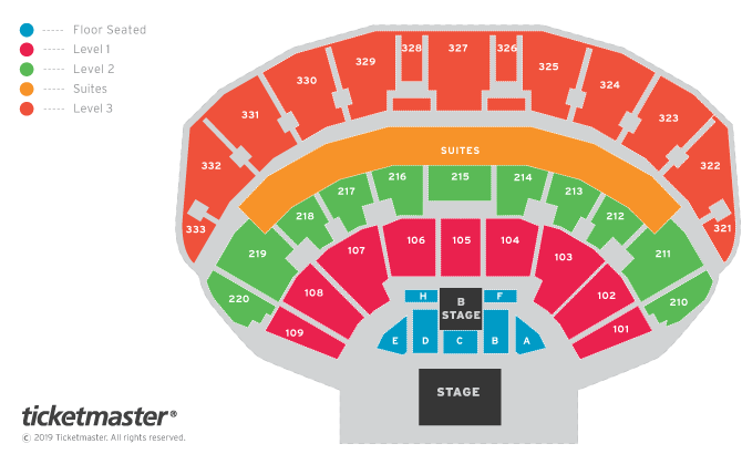 Boyzone - Thank You & Goodnight - the Farewell Tour Seating Plan at First Direct Arena