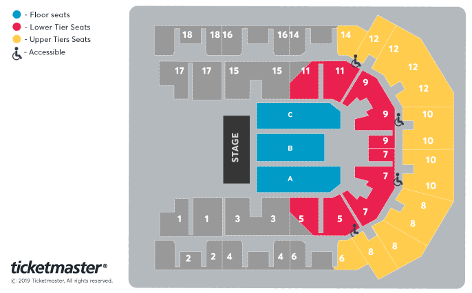 Strictly Come Dancing - the Professionals Tour 2022 Seating Plan at M&S Bank Arena