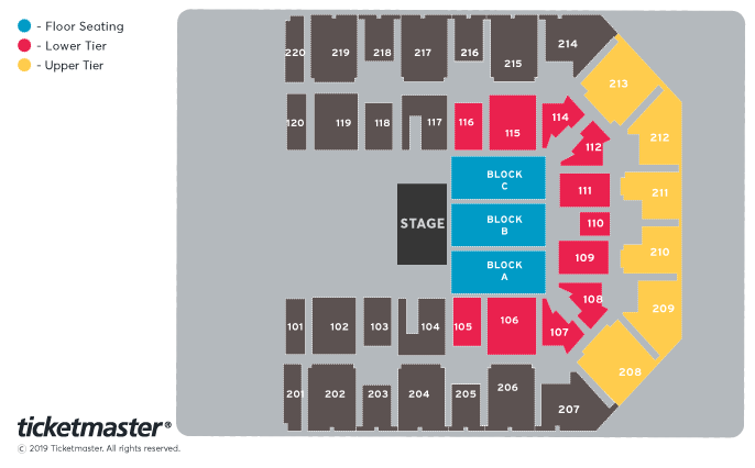 Strictly Come Dancing The Professionals Tour 2020 Seating Plan Flydsa Arena Sheffield Arena