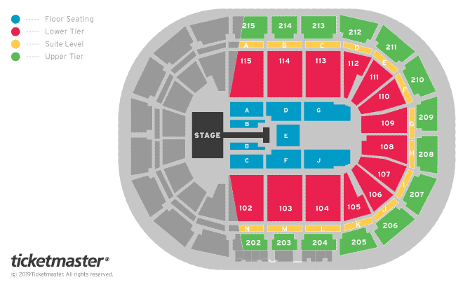 RuPaul's Drag Race: Werq The World Tour 2022 Seating Plan at Manchester Arena