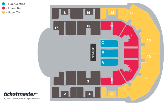 A Question of Sport Live Seating Plan at M&S Bank Arena