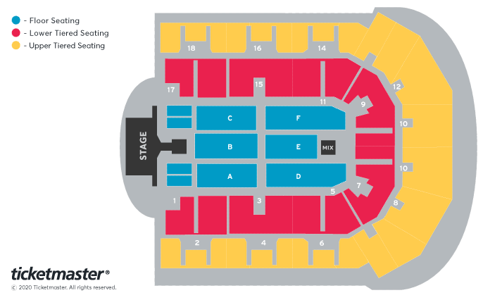 Steps - What the Future Holds Tour Seating Plan at M&S Bank Arena