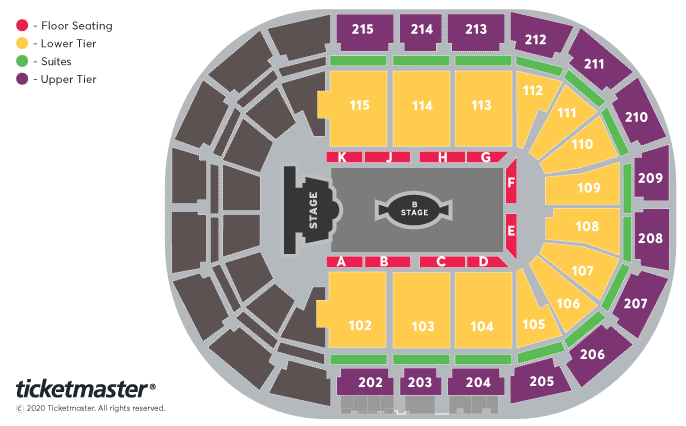 Strictly Come Dancing - The Live Tour 2023 Seating Plan at Manchester Arena