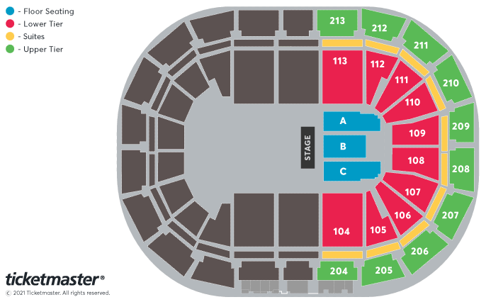 Rahat Fateh Ali Khan Seating Plan at Manchester Arena