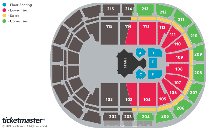 L.O.L. Surprise! Live Seating Plan at Manchester Arena