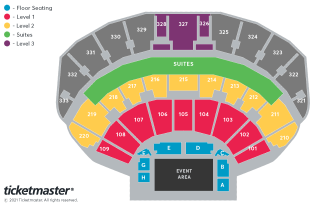 Europe's Strongest Man 2022 Seating Plan at First Direct Arena