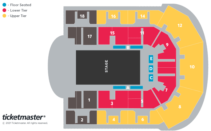 World's Strongest Nation Seating Plan at M&S Bank Arena
