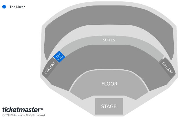 Enter Shikari - Premium Package - The Mixer Seating Plan at First Direct Arena
