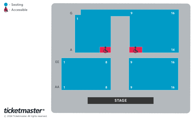 Jason Manford: a Manford All Seasons (Work In Progress) Seating Plan at The Lowry