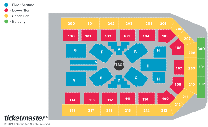 Greg Davies - Full Fat Legend Seating Plan at Utilita Arena Newcastle