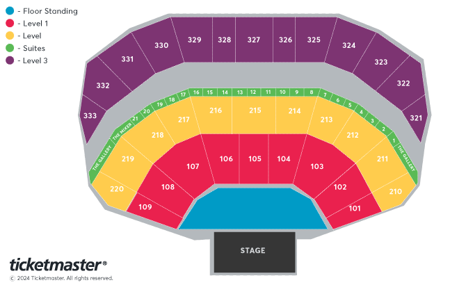 Pete Tong presents Ibiza Classics Seating Plan at First Direct Arena