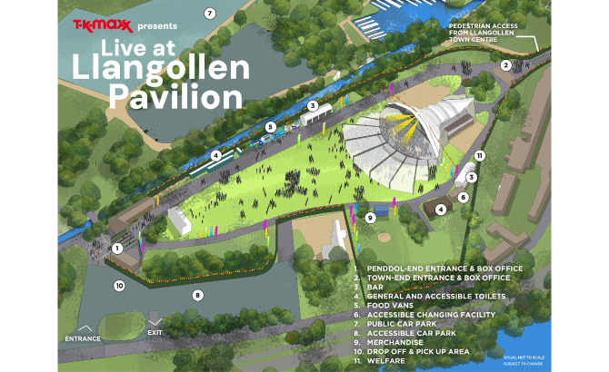 Venue seating chart for Rag'n'Bone Man for reference only