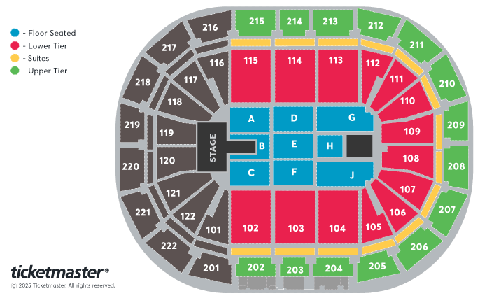 Help I Sexted My Boss Seating Plan at Manchester Arena