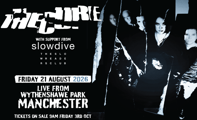 Venue seating chart for The Cure for reference only