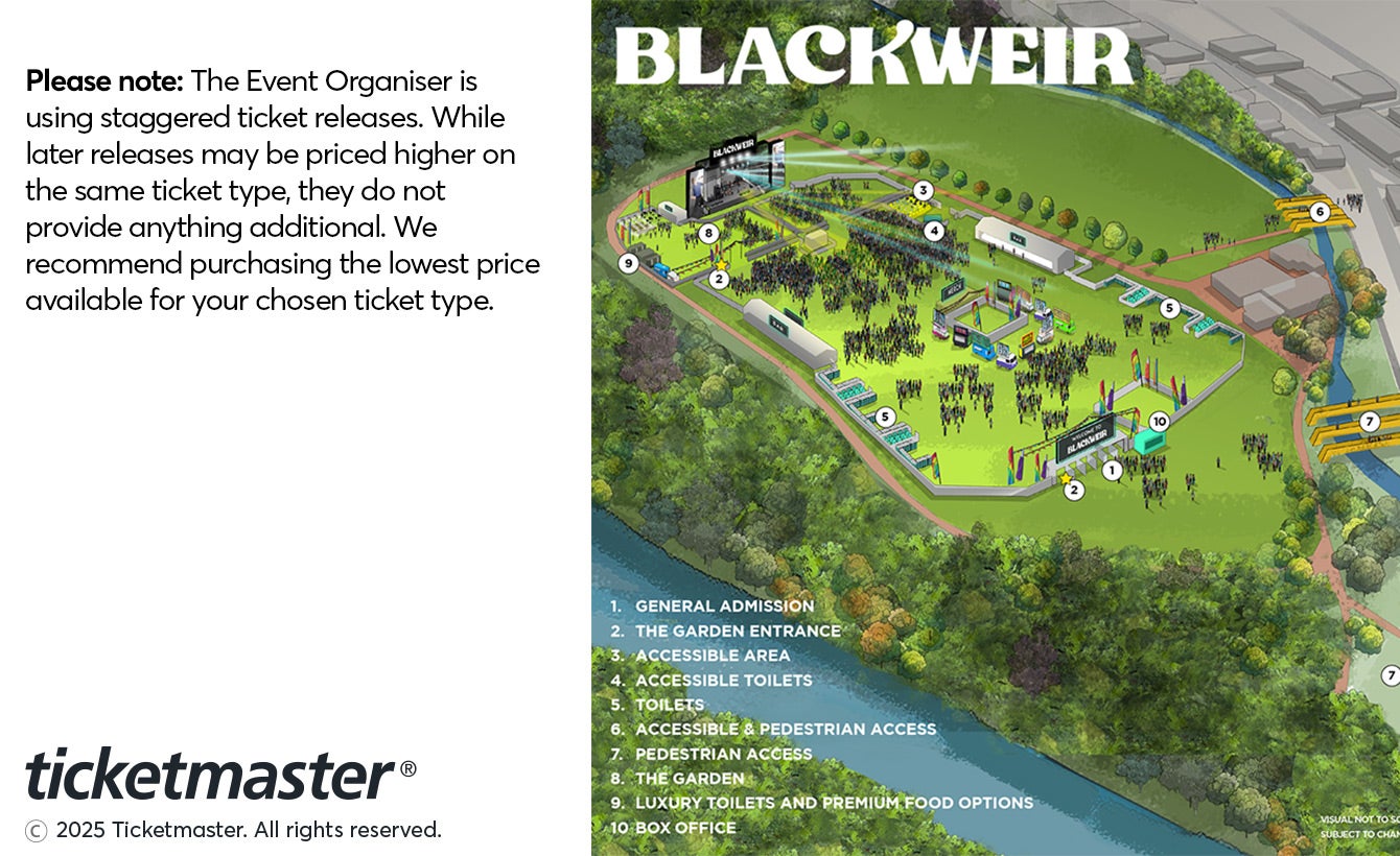 Seat map - Blackweir Fields, Cardiff