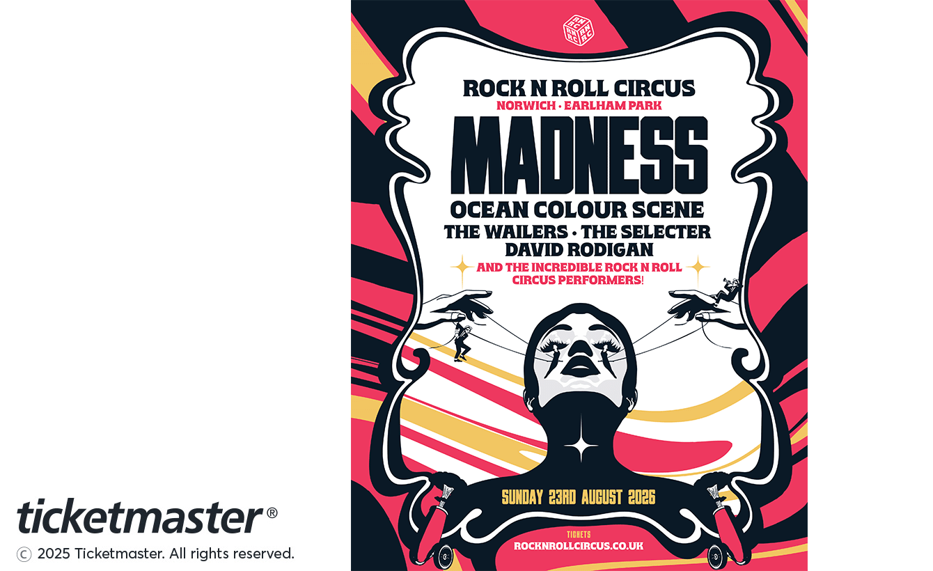 Venue seating chart for Rock N Roll Circus for reference only