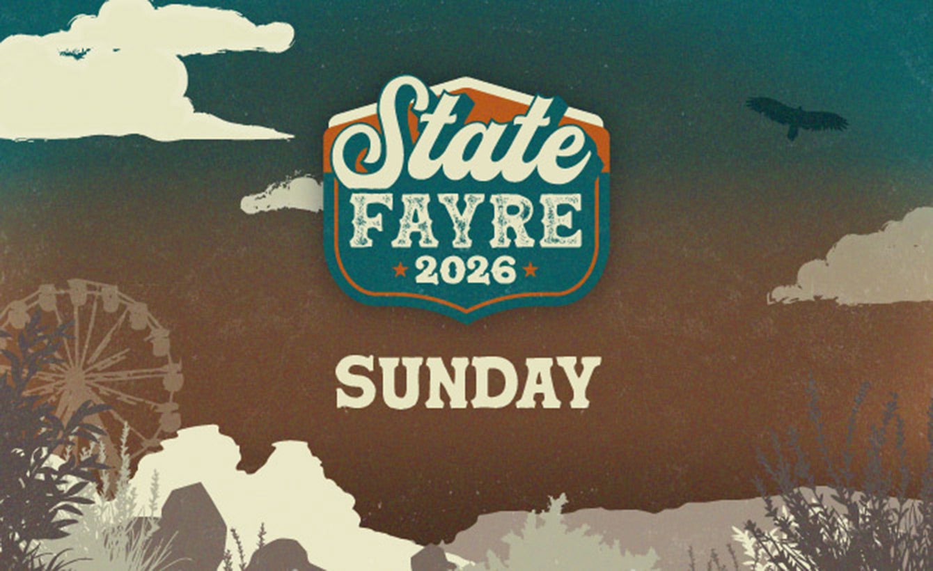 Venue seating chart for State Fayre Festival for reference only