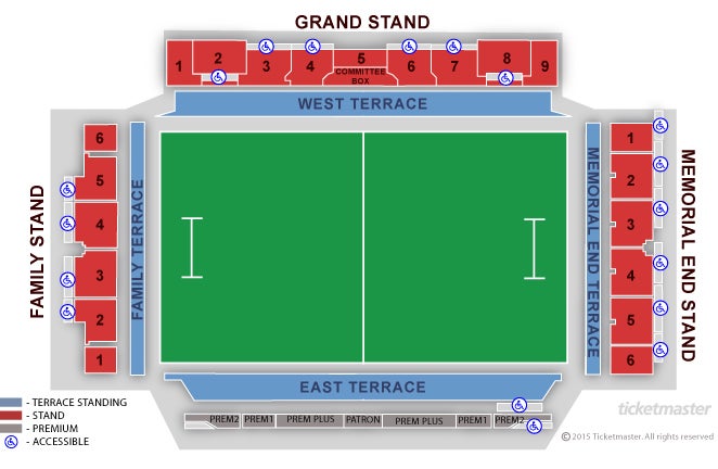 Kingspan Stadium Map