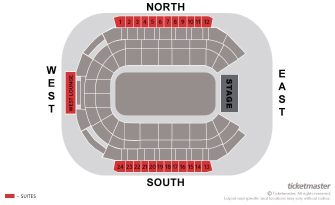 Suites - Belfast Giants V Cardiff Devils Seating Plan at Odyssey Arena