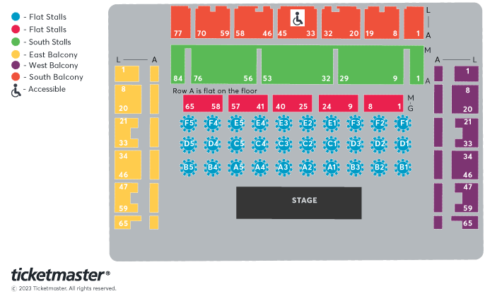 Eurovizcon - Convention & Concert Seating Plan at The Brighton Centre