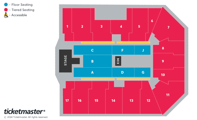 Karan Aujla: It Was All A Dream World Tour Seating Plan at Resorts World Arena