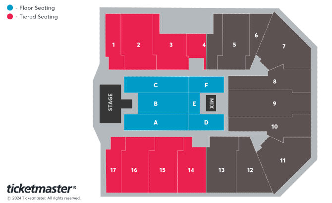 Michael Ball & Alfie Boe: Together At Home Seating Plan at bp pulse LIVE