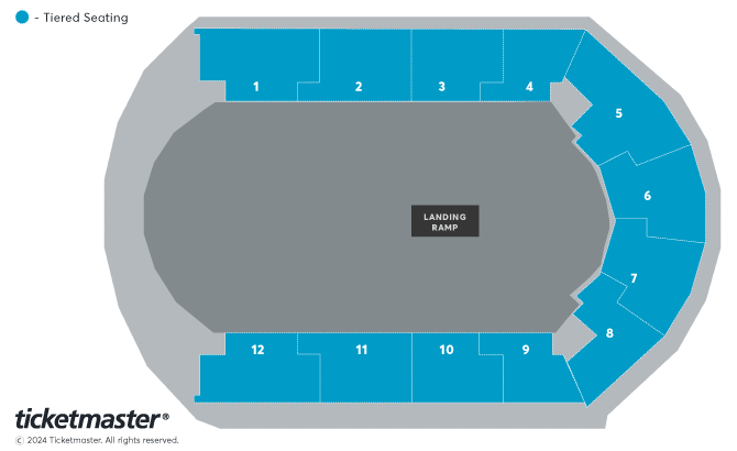 Hot Wheels Monster Trucks Live: Glow-N-Fire Seating Plan at Utilita Arena Birmingham