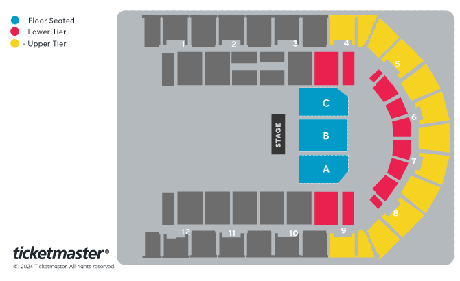 Satinder Sartaaj Seating Plan at Utilita Arena Birmingham