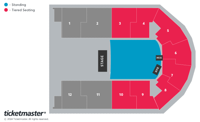 Pete Tong presents Ibiza Classics Seating Plan at Utilita Arena Birmingham