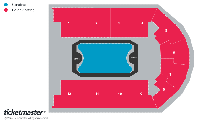 Drake with PARTYNEXTDOOR: $ome $pecial $hows 4 UK Seating Plan at Utilita Arena Birmingham